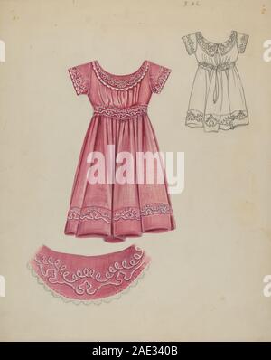 Das Kind Kleid; c. 1937 Al Curry, Child's Kleid, c 1937 Stockfoto