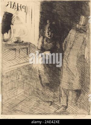 Prostitution (La Prostitution); c. 1886 Albert Besnard, Prostitution (La Prostitution), c 1886 Stockfoto