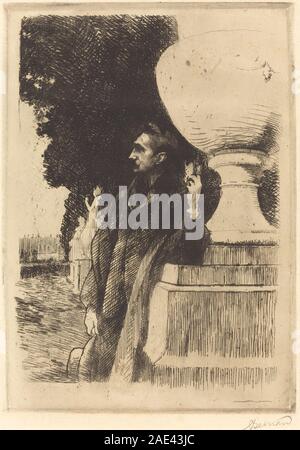 Robert de Montesquiou; 1899 Datum Albert Besnard, Robert de Montesquiou, 1899 Stockfoto