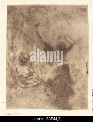 Die Tänzerin von Tanjore (La Bayadère de Tanjore); 1914 Datum Albert Besnard, die Tänzerin von Tanjore (La Bayadère de Tanjore), 1914 Stockfoto