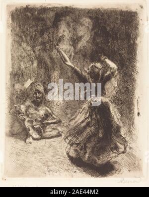 Die Tänzerin von Tanjore (La Bayadère de Tanjore); 1914 Datum Albert Besnard, die Tänzerin von Tanjore (La Bayadère de Tanjore), 1914 Stockfoto