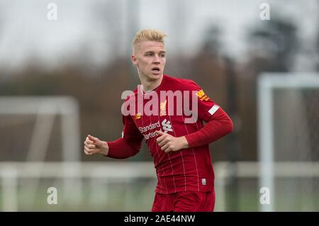 Hotspur Weg, UK. 06 Dez, 2019. Luis Longstaff von Liverpool in der Premier League 2 Übereinstimmung zwischen den Tottenham Hotspur U 23 und U 23 in Liverpool Tottenham Hotspur Training Ground, Hotspur Weg, England am 6. Dezember 2019. Foto von Andy Rowland. Credit: PRiME Media Images/Alamy leben Nachrichten Stockfoto