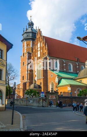 Corpus Christi Kirche jüdische Viertel Kazimierz Krakau Polen Europäische Union Osteuropa Stadt Stockfoto