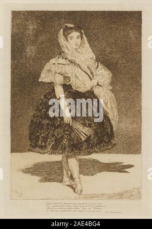 Lola de Valence; 1862 Datum Edouard Manet, Lola de Valence, 1862 Stockfoto