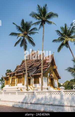 Wat Mai Suwannaphumaham, Luang Prabang, Laos, Asien Stockfoto