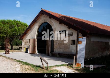 Das Museum des Parc Regional de Camargue Camargue Regional Park, in Arles, Frankreich Stockfoto