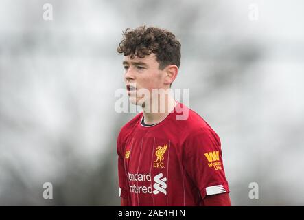 Hotspur Weg, UK. 06 Dez, 2019. Tom Hill von Liverpool in der Premier League 2 Übereinstimmung zwischen den Tottenham Hotspur U 23 und U 23 in Liverpool Tottenham Hotspur Training Ground, Hotspur Weg, England am 6. Dezember 2019. Foto von Andy Rowland. Credit: PRiME Media Images/Alamy leben Nachrichten Stockfoto