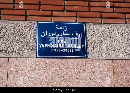 Yves Saint Luarent Museum in marrakesch, Marokko Stockfoto