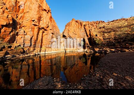 Python Pool, Chichester Millstream National Park, Pilbara, Westaustralien Stockfoto