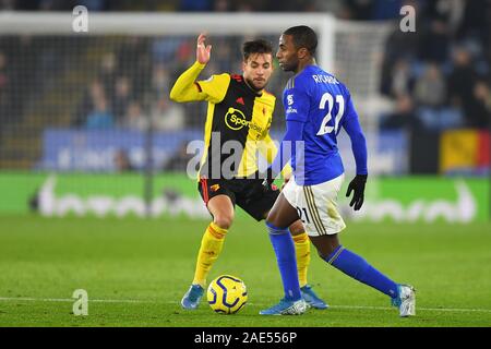 4. Dezember 2019, King Power Stadion, Leicester, England; Premier League, Leicester City v Watford: Ricardo Pereira (21) von Leicester City Credit: Jon Hobley / Nachrichten Bilder Stockfoto