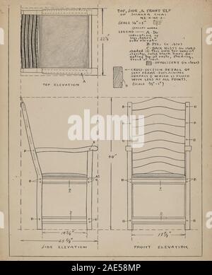 Stuhl; 1935/1942 Francis Law Durand, Stuhl, 1935-1942 Stockfoto