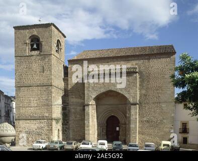 IGLESIA DE SAN NICOLAS. Ort: ST. NICHOLAS KIRCHE. Plasencia. CACERES. Spanien. Stockfoto