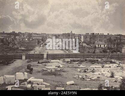 Columbia aus dem Kapitol; zwischen 1865 und 1866 Datum George N Barnard, Kolumbien aus dem Capitol, 1865-1866 Stockfoto