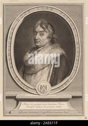 Nicolas de Blampignon; 1702 Datum Gerard Edelinck nach Joseph Vivien, Nicolas de Blampignon, 1702 Stockfoto