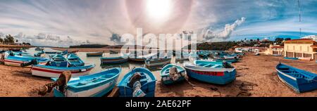 Landschaft Stadtansichten Fotos aus Marokko Rabat und Moulay bousslham. Stockfoto