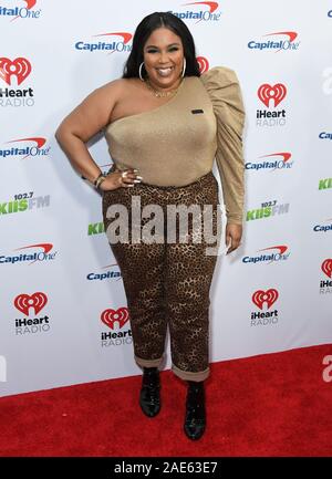 06. Dezember 2019 - Los Angeles, Kalifornien - Lizzo. Die KIIS FM iHeartRadio Jingle Ball2019 im Forum statt. (Bild: © Birdie Thompson/AdMedia über ZUMA Draht) Stockfoto