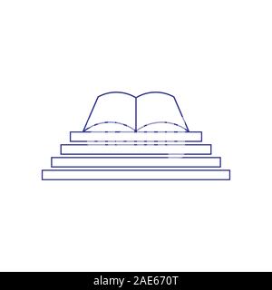 Buchen Sie Treppe Studie symbol Vektor Stock Vektor