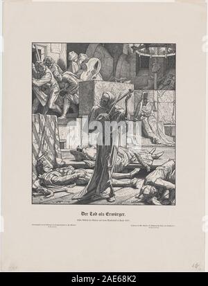 Der Tod als Freund (Tod als Freund); 1831 Datum: Alfred Rethel, Der Tod als Freund (Tod als Freund), 1831 Stockfoto