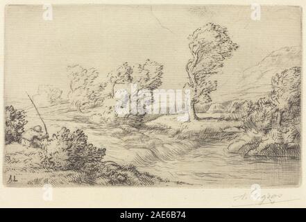 Ufer der Marne (Bord de la Marne) Alphonse Legros, Ufer der Marne (Bord de la Marne) Stockfoto