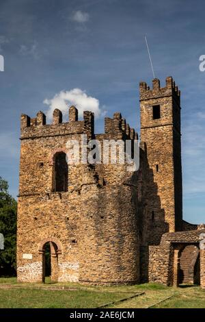 Äthiopien, Amhara-region, Gondar, Fasil Ghebbi, Bundeskanzleramt, Kaiser Yohannes' Bibliothek Stockfoto