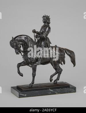 Karl VII. der Siegreiche auf dem Pferderücken; Modell C. 1844, Cast 1860/1909 Antoine-Louis Barye, Karl VII. der Siegreiche auf dem Pferd, Modell c 1844, Cast 1860-1909 Stockfoto