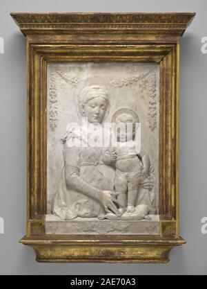 Madonna und Kind; c. 1475/1478 Antonio Rossellino, Madonna und Kind, c 1475-1478 Stockfoto