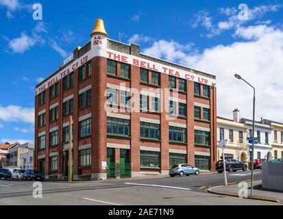 Die Glocke Tea Factory (1924), ist nicht mehr in Gebrauch für Kaffee Produktion aufgrund der hohen Kosten für die Stärkung der Struktur für Erdbebenschutz. Stockfoto