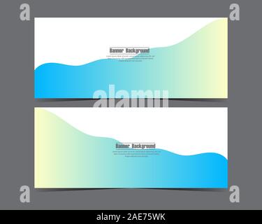 Design Vector abstrakt Hintergrund für Business banner Vorlage mit Verlaufsfarben. Modernes Design. Vector Illustration Stock Vektor