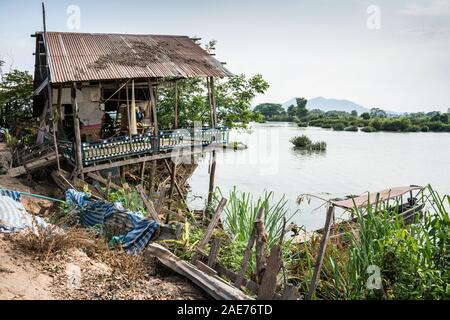 Mekong River, 4000 Inseln, Laos, Asien Stockfoto