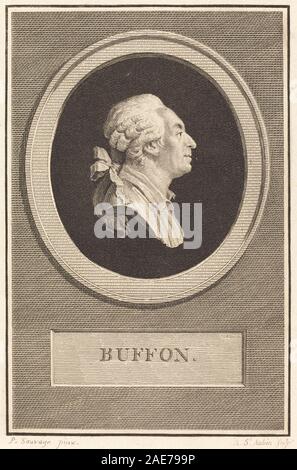 Buffon; 1798 Datum Augustin de Saint-Aubin nach Piat Joseph Sauvage, Buffon, 1798 Stockfoto