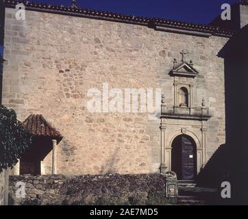 MONASTERIO DEL PALANCAR MINUSCULO REFUGIO DE SAN PEDRO DE ALCANTARA CONOCIDO COMO EL CONVENTICO. Lage: Convento del Palancar. Navalmoral de la Mata. CACERES. Spanien. Stockfoto