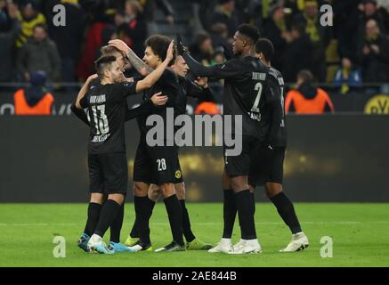 Dortmund, Deutschland. 07 Dez, 2019. firo: 07.12.2019, Fußball, 1.Bundesliga, Saison 2019/2020, BVB, Borussia Dortmund - Fortuna Düsseldorf Jubel BVB mit 1:0 Marco Reus | Verwendung der weltweiten Kredit: dpa/Alamy leben Nachrichten Stockfoto