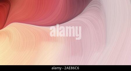 Curvy hintergrund abbildung mit Rosa, moderate Rot und indische rote Farbe. Stockfoto