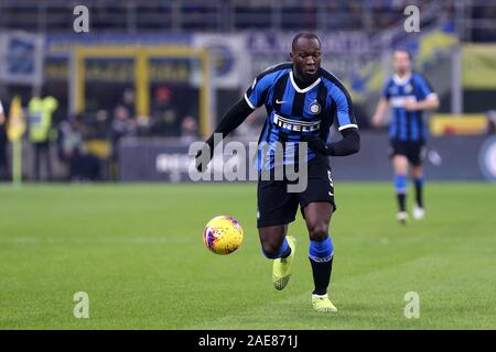 Mailand, Italien. 6. Dezember 2019. Italienische Serie A FC Internazionale vs As Roma. Romelu Lukaku des FC Internazionale. Stockfoto