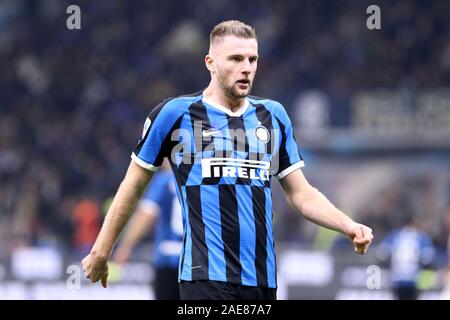 Mailand, Italien. 6. Dezember 2019. Italienische Serie A FC Internazionale vs As Roma. Mailand Skriniar des FC Internazionale. Stockfoto