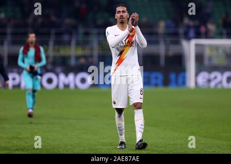 Mailand, Italien. 6. Dezember 2019. Italienische Serie A FC Internazionale vs As Roma. Chris Smalling der AS Roma. Stockfoto