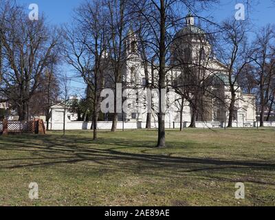 Stiftskirche St. Anne in Wilanow Viertel in der europäischen Hauptstadt von Polen Stockfoto