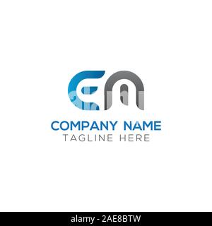 Erste EM Brief verknüpft Logo. Kreatives Schreiben EM moderne Business Logo Vektor Vorlage. Erste EM Logo Template Design Stock Vektor