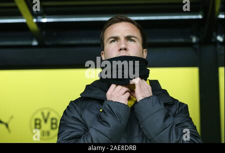 Dortmund, Deutschland. 07 Dez, 2019. firo: 07.12.2019, Fußball, 1.Bundesliga, Saison 2019/2020, BVB, Borussia Dortmund - Fortuna Düsseldorf 5:0 Mario GOTZE, BVB auf dem Prüfstand | Nutzung der weltweiten Kredit: dpa/Alamy leben Nachrichten Stockfoto