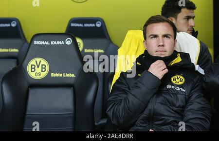 Dortmund, Deutschland. 07 Dez, 2019. firo: 07.12.2019, Fußball, 1.Bundesliga, Saison 2019/2020, BVB, Borussia Dortmund - Fortuna Düsseldorf 5:0 Mario GOTZE, BVB auf dem Prüfstand | Nutzung der weltweiten Kredit: dpa/Alamy leben Nachrichten Stockfoto