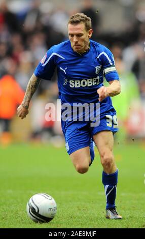 6. Februar 2011 - NPower Meisterschaft Fußball - Swansea Vs Cardiff - Craig Bellamy. Fotograf: Paul Roberts/OneUpTop/Alamy. Stockfoto