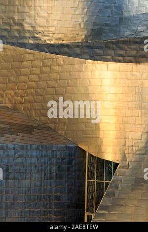 Guggenheim Museum, Bilbao, Provinz Biscaya, Spanien Stockfoto