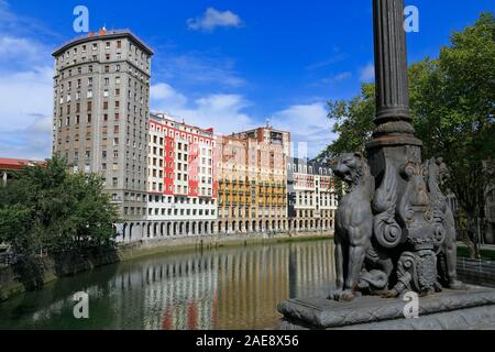 La Merced Brücke, Bilbao, Provinz Biscaya, Spanien Stockfoto