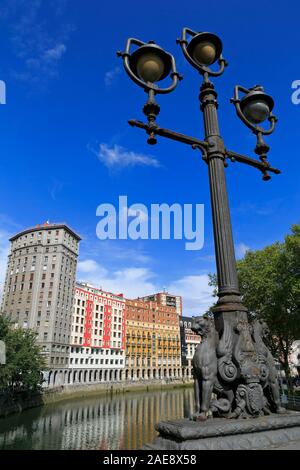 La Merced Brücke, Bilbao, Provinz Biscaya, Spanien Stockfoto