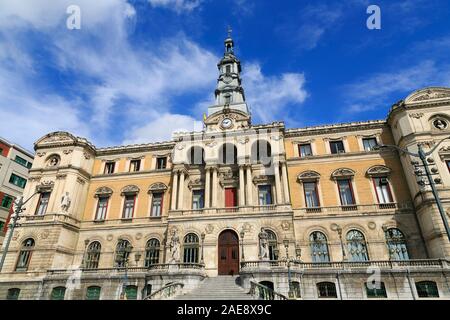 Bilbao City Hall, Provinz Biscaya, Spanien Stockfoto