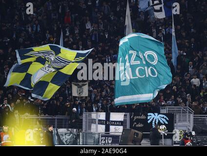 Stadio Olympico, Rom, Italien. 7 Dez, 2019. Serie A Fussball, Lazio gegen Juventus Turin; Unterstützer Latium - Redaktionelle Verwendung Credit: Aktion plus Sport/Alamy leben Nachrichten Stockfoto