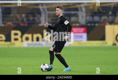 Dortmund, Deutschland. 07 Dez, 2019. firo: 07.12.2019, Fußball, 1.Bundesliga, Saison 2019/2020, BVB, Borussia Dortmund - Fortuna Düsseldorf 5:0 Marco Reus, BVB Single Action | Verwendung der weltweiten Kredit: dpa/Alamy leben Nachrichten Stockfoto