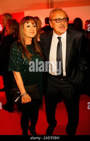 Berlin, Deutschland. 07 Dez, 2019. Wolfgang Stumpf und Stephanie Stumpf kommen, um die Spende Gala "Ein Herz für Kinder". Credit: Carsten Koall/dpa/Alamy leben Nachrichten Stockfoto