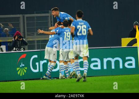 Rom, Italien, 07 Dez 2019, Glück Latium während SS Lazio vs Juventus FC-italienischen Fußball Serie A Männer Meisterschaft - Credit: LPS/Renato Olimpio/Alamy leben Nachrichten Stockfoto