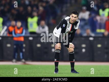 Stadio Olympico, Rom, Italien. 7 Dez, 2019. Serie A Fussball, Lazio gegen Juventus Turin; Cristiano Ronaldo von Juventus Turin Credit: Aktion plus Sport/Alamy leben Nachrichten Stockfoto